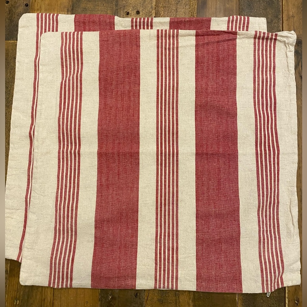 H&M Striped Decorative Pillowcases